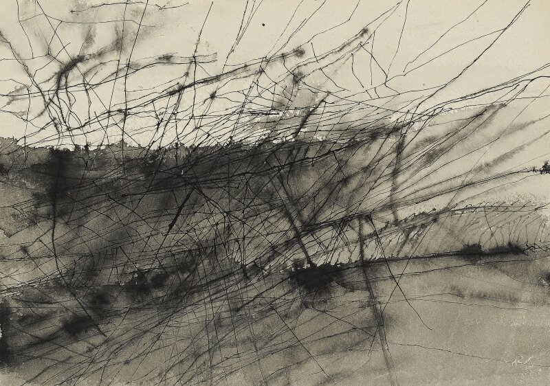 Untitled Nasreen Mohamedi Late1960s