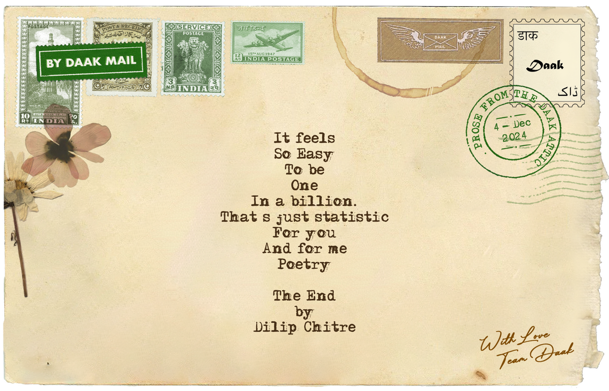 124 Postcard Poetry Dilip Chitre