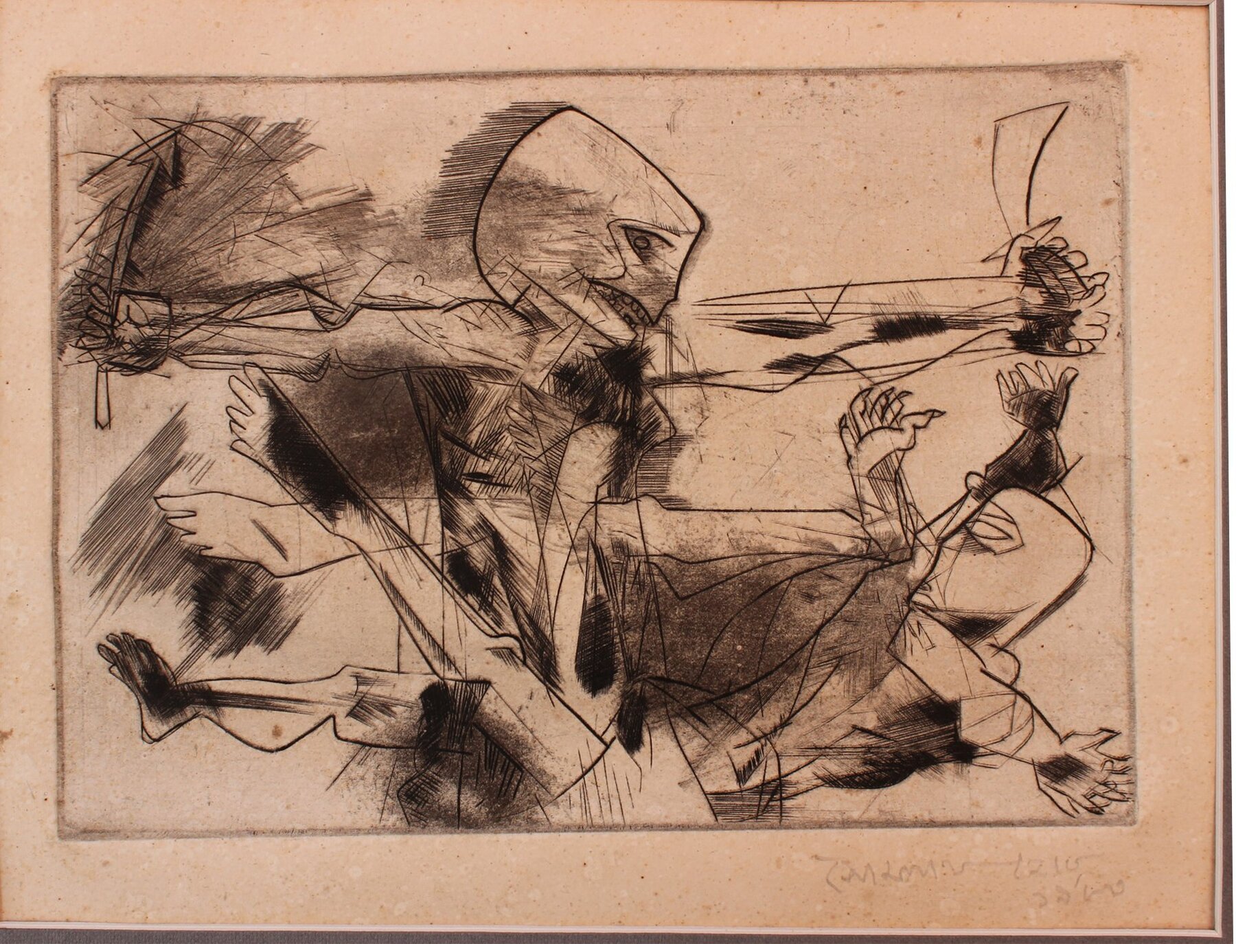 Engraving Somnath Hore 1983 The Seagull Foundation for the Arts 1