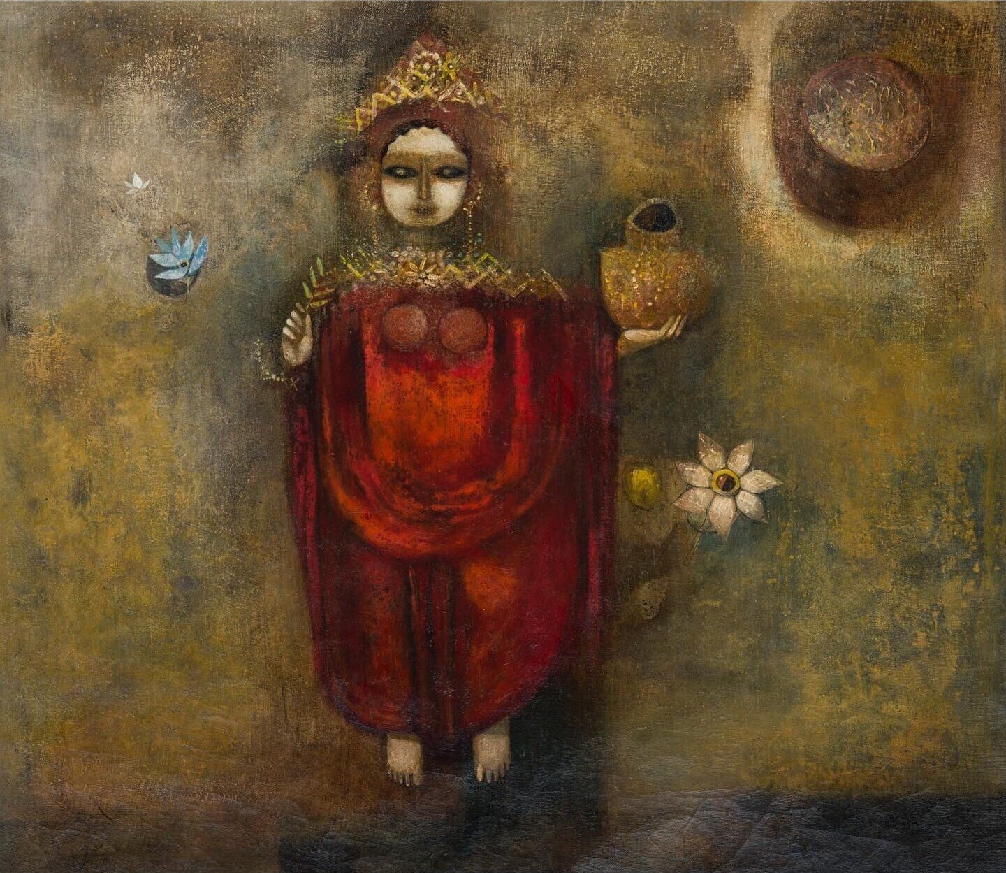 114 Untitled Lakshmi Emerging from the Ocean Ganesh Pyne