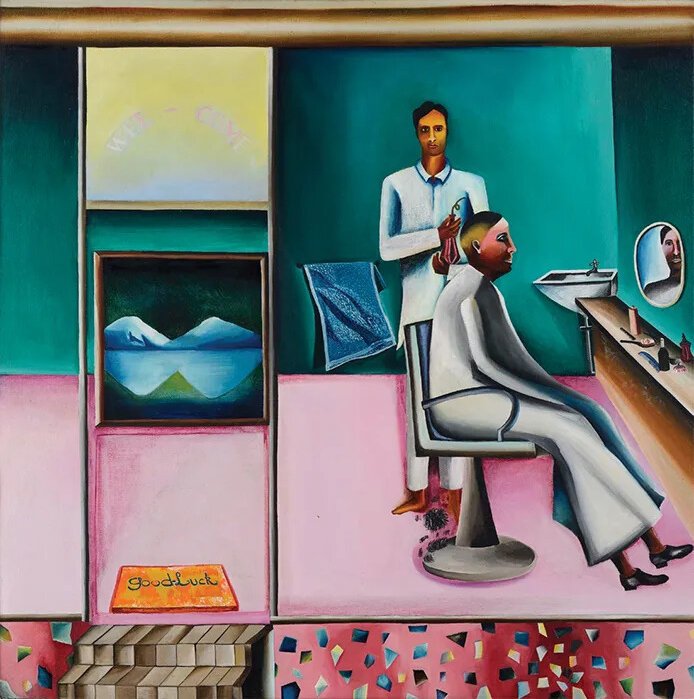 Barbers Shop Bhupen Khakhar