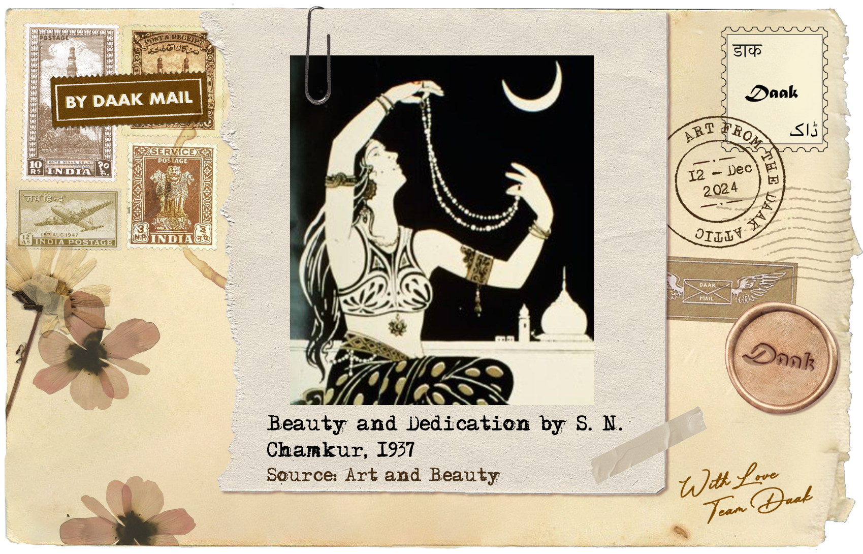 132 Postcard Art and Beauty SN Chamkur