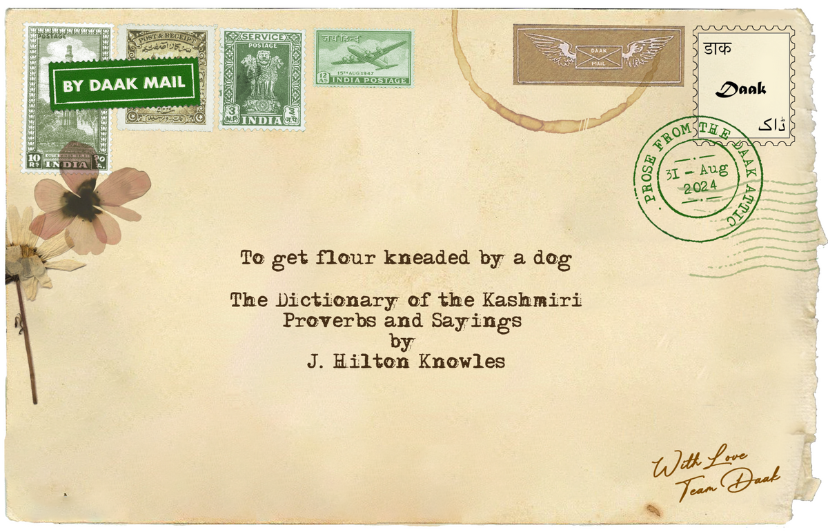 32 Postcard Kashmiri Proverbs Knowles