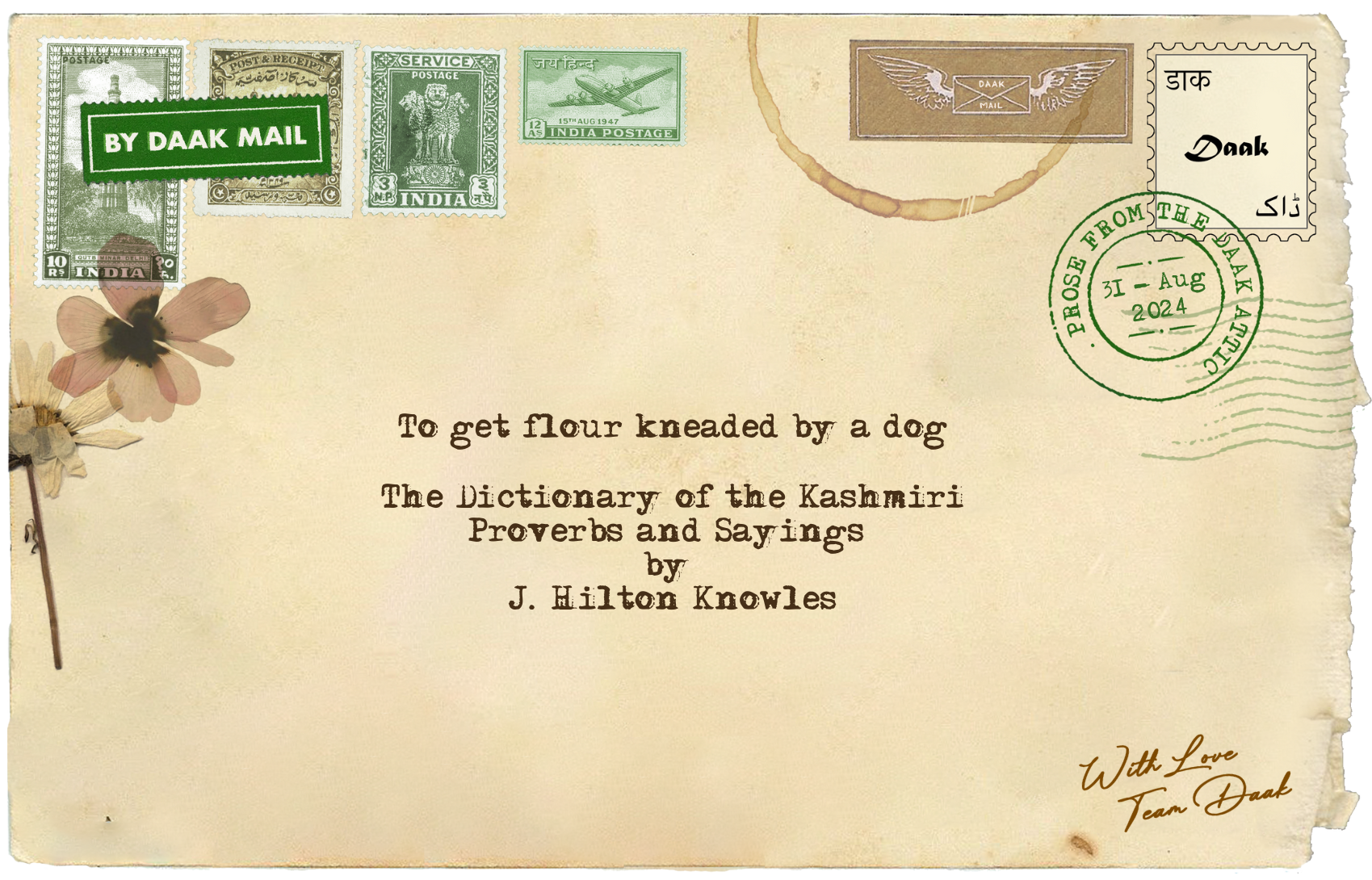 32 Postcard Kashmiri Proverbs Knowles