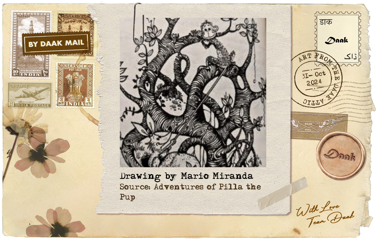 72 Postcard Adventures of Pilla Mario Miranda