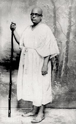 B. R. Ambedkar dressed as a Bhikkhu or a Buddhist monk