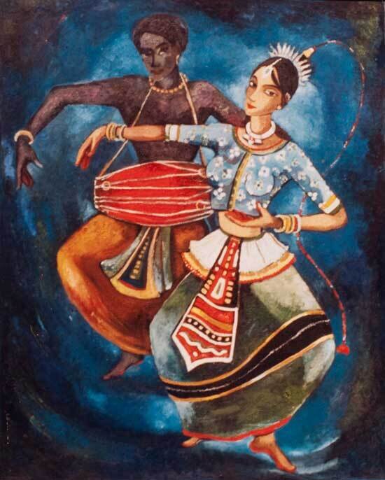 128 The Dancers Oil Sughra Rababi