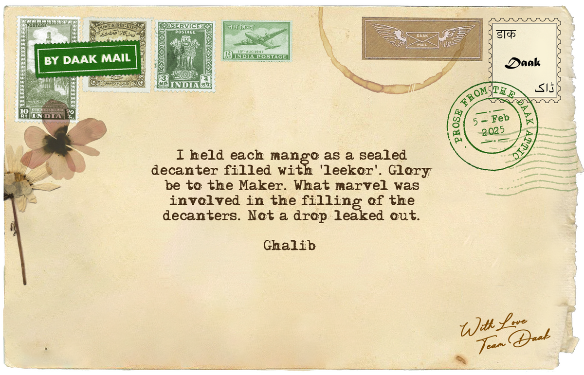 151 Postcard Mango Ghalib