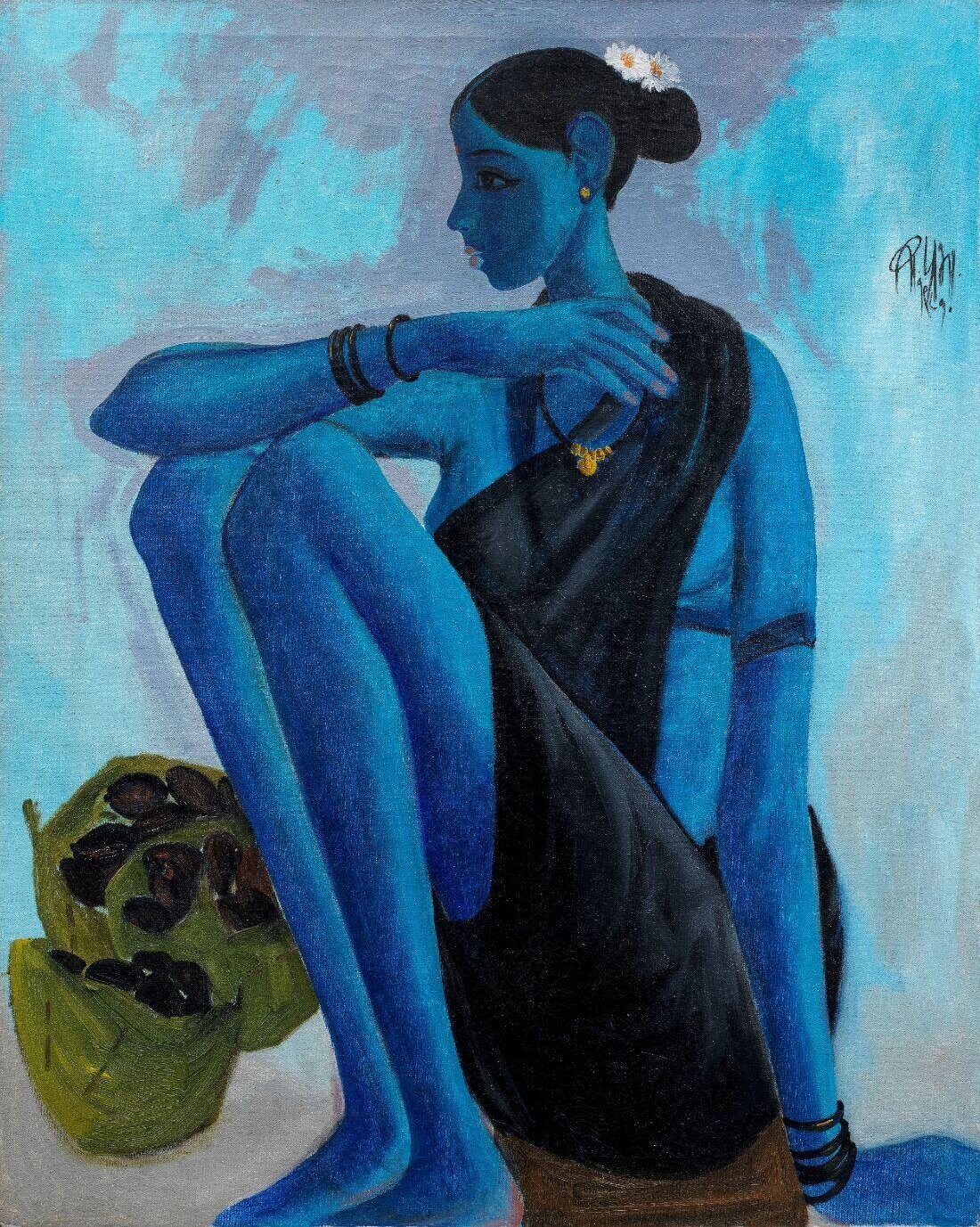 103 Woman with Oysters B Prabha