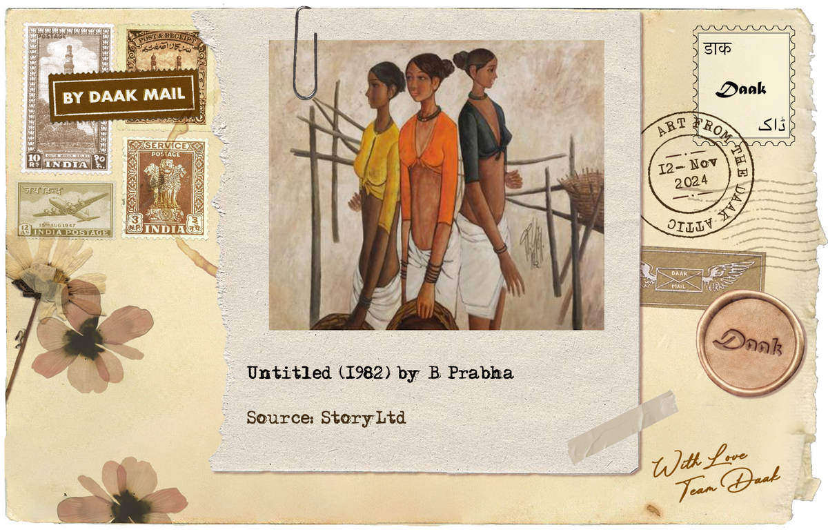 103 Postcard Artwork Untitled B Prabha