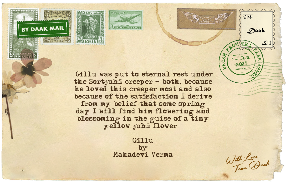 143 Postcard Gillu Mahadvi Verma