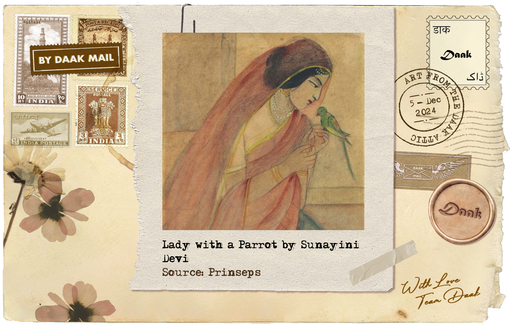 125 Postcard Paintings Sunayini Devi
